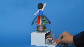 動く工作を見てみよう！　『わくわく工作部③モーターで動かそう』【変速ターンテーブル】