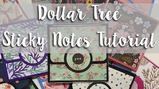 Dollar Tree Sticky Note Holder Tutorial ⭐️