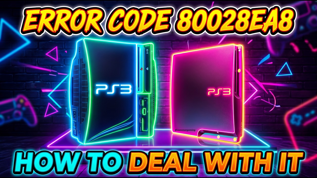 Ps3 error code 80028ea8 - YouTube