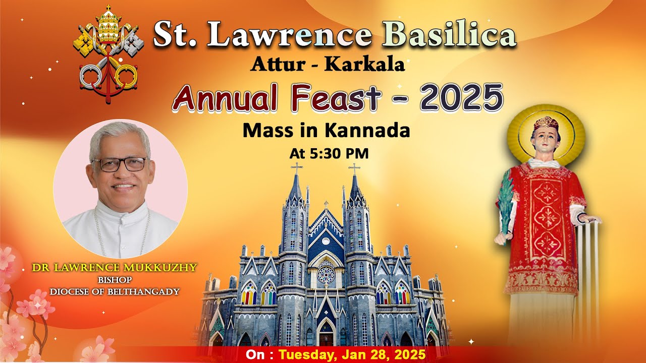 Annual Feast 2025 | St Lawrence Basilica, Attur, Karkala | Day 3 | Daijiworld Udupi
