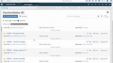 How To - Datasul - Visualizando o Funil de Oportunidades a partir do CRM