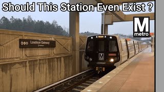 The LEAST USED Station on the Washington DC Metro!