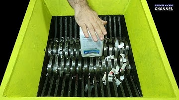 SHREDDER MACHINE! Shredding Hard and Soft Things! Oddly Satisfying, Relaxing Video #013