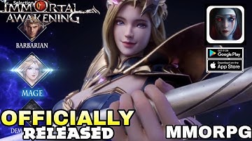 Immortal Awakening Gameplay New MMORPG Officially Released For Android/ios