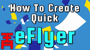 How to create quick eFlyer using Adobe Fireworks. #eFlyer ✔️