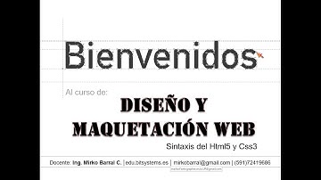 Diseño y maquetación web - Sintaxis Html y Css