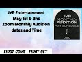 JYP May Monthly Audition Dates &amp; Time | Kpop Audition @INDIanUNNie
