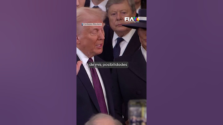 Donald Trump jura como presidente de los Estados Unidos de América | Investidura en EU