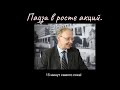 Александр Горчаков - Пауза в росте акций.