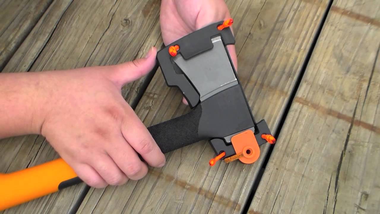 Fiskars X7 Hatchet/Axe Improvements Handle and Sheath - YouTube