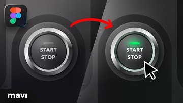 How To Design a Photorealistic / Skeuomorphic On-Off Button in Figma (Car Ignition Style)