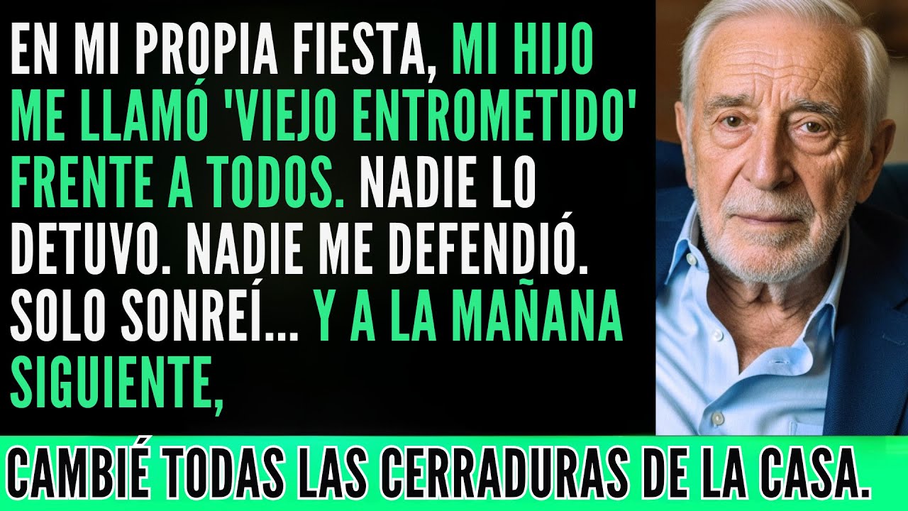 Mi Hijo Me Llamó ‘Viejo Entrometido’ En La Fiesta. Lo Miré… Y Desde Ese Instante, Todo Cambió.