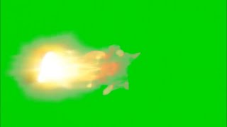Green Screen and Black Screen Fire Superpower Blast Effects