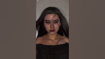 Dolores from Beetlejuice Beetlejuice makeup🖤 #makeup #halloween  #dolores #beetlejuice