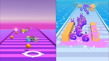 Alphabet Run ABC Letter Go Vs Number Run Merge 3D Math