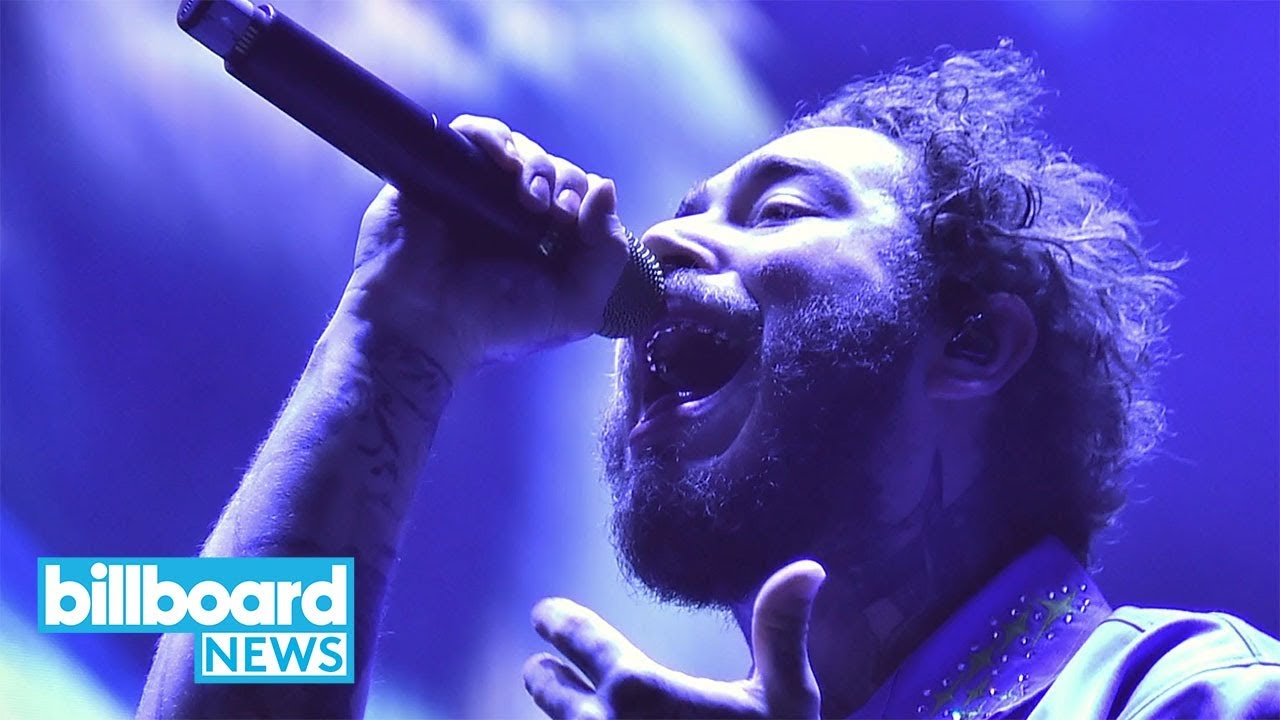 Post Malone’s 'New Year's Rockin' Eve' Balloon Drop  | Billboard News