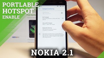 How to Enable Portable Hotspot on NOKIA 2.1 - Share Wi-Fi  |HardReset.Info
