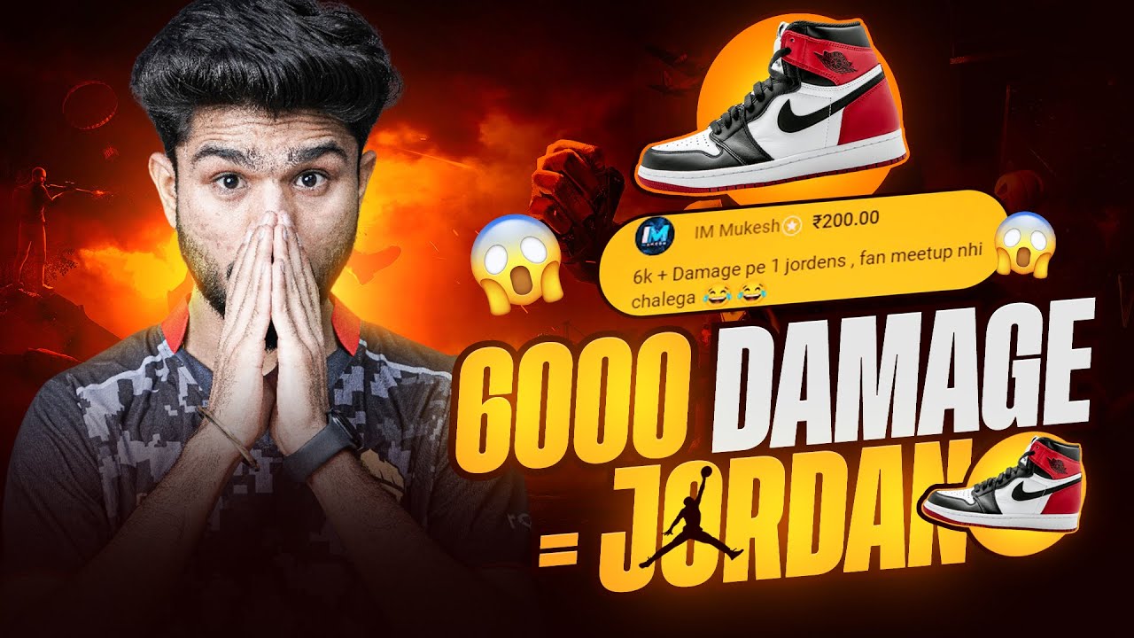 6000 DAMAGE = JORDANS | CAN I COMPLETE THIS CHALLENGE | GODL LoLzZz