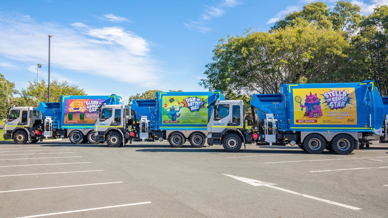 Say hello to the new Fraser Coast Waste Monsters - YouTube