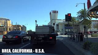 California Life  Drive  Driving around Brea 4K