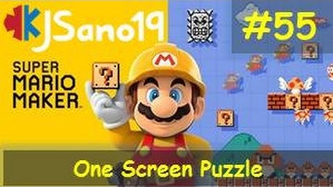 Super Mario Maker - One Screen Puzzle - 56 - BlazKnight - POW Machine and Lemmings Puzzle
