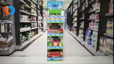 Quick Assembling POP Cardboard Display