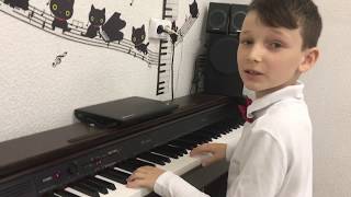 SOFT MOZART RECITAL May 2019: Iliya, 9 years, plays “ Exsercise 1 ” O. Peterson screenshot 5