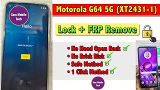 Motorola G64 5G FRP Unlock By One Click | Moto G64 XT2431-1 Android 14_15 2025 #motog64frpbypass