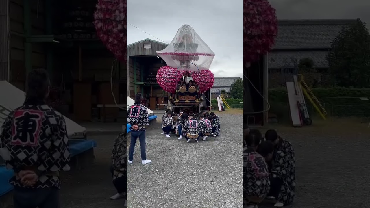 2025 10/11  枠上げ　嶺田祭り　東嶺田