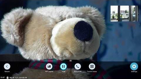 Polycom Realpresence Group 500 connecting to HDX8000 720p50 @6144kbp/s