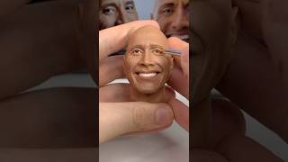 🗿🪨🧗‍♂️THE ROCK 0-1000 🔥 #rock #music #song #viral #art #clay #diy #challenge #humor #therock