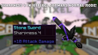 WE GOT SHARPNESS 4 IN HYPIXEL SKYWARS NORMAL MODE!