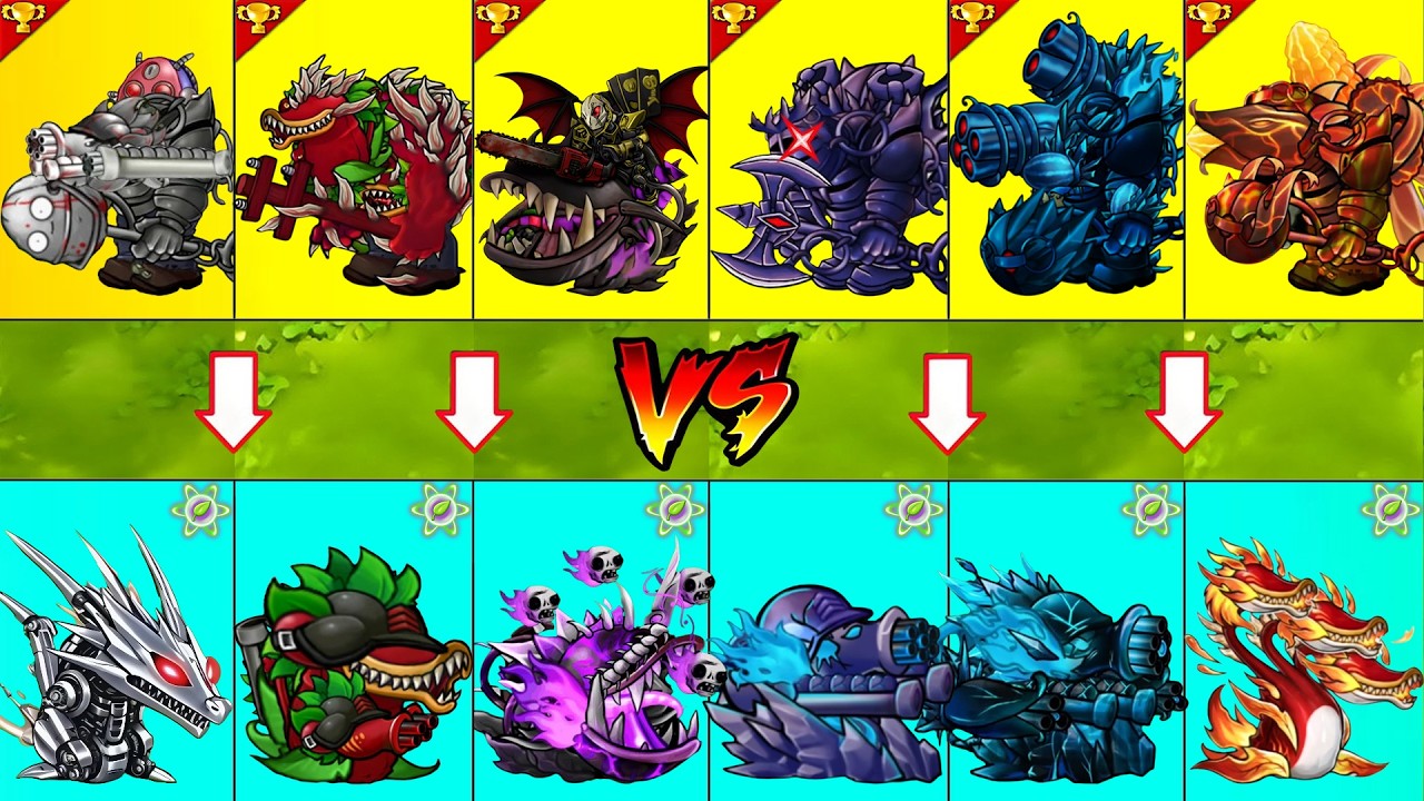 PVZ 1 Fusion 3.4 Challenge!! All Plants Fusion VS All Zombotany - Who Will Win?