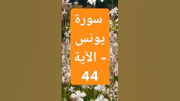 سورة يونس - الآية 44 #duet #تيك_توك #دينيه #إسلاميات #لايك #ترند #nature #اكسبلور