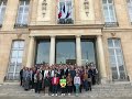 Ref:tRlPv-e2Tv4 Visite du palais de l'elys�e par des habitants de la lande-chasles, le 2 novembre 2022, apr�s-midi