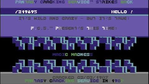 C64 Collection Fantasy Cracking Service (FCS) 1986-1988!