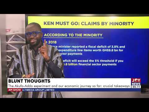 Blunt Thoughts: The Akufo Addo experiment and economic journey so far; crucial takeaways - AM Show