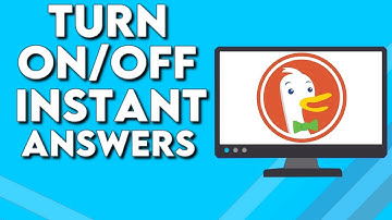 How To Turn On/Off Instant Answers on DuckDuckGo Browser on PC