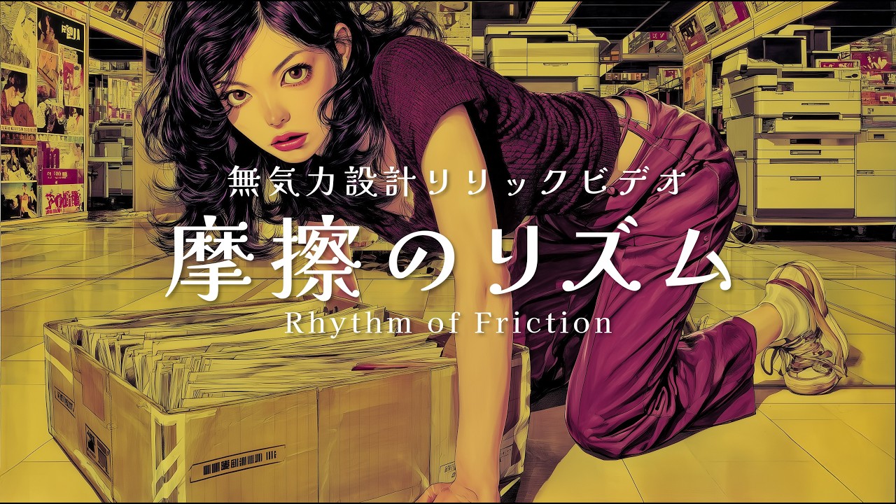 【LyricMV】摩擦のリズム / リリックビデオ - 無気力設計 / MukiryokuSekkei
