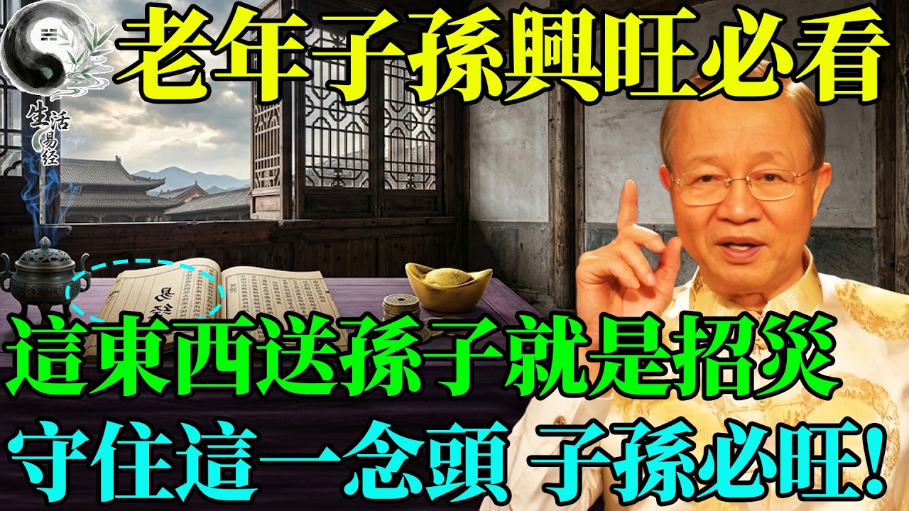 給孫子留這一樣東西，等於害他全家！曾仕強警告：違背天規，子孫必敗。#曾仕強 #易經智慧 #易經 #正能量 #風水 #國學 #國學智慧 #人生感悟 #因果 #人生哲理