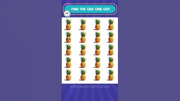 find the odd one out #find #oddoneout #visualpuzzle #brainteaser #mindgame #visualchallenge