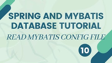 Spring MVC and MyBatis/iBatis Database Tutorial - Read mybatis config file - #10