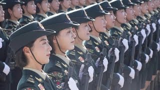 女兵/女儀仗隊/女民兵/女軍樂團 國慶前夕花絮 PLA Female army Highlights on the eve of National Day