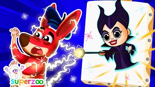 NEW! 🦹🏻‍♀️ Learn to draw with Kangu and the fairytale villains! | Superzoo