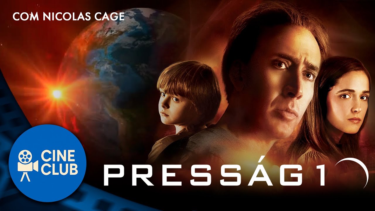 FILME COMPLETO DUBLADO 🎬 Presságio COM NICOLAS CAGE | Ficção Científica | Cine Club