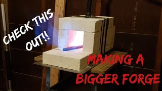 Making The Simplest Fire Brick Forge | Knife Makers Vlog