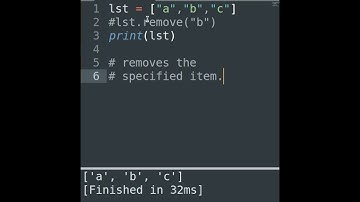 Remove item in a list #pythonprogramming #pythonforbeginners #shorts #python #python3
