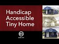 Handicap Accessible Tiny Home-16x32 Lofted Barn Cabin with our Premium Package in Blue