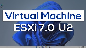 How to create #windows11 VM on #vmware #esxi7 U2