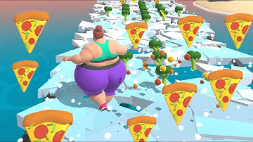 MAX LEVEL in Fat 2 Fit 🤤😋🍕 All Levels Gameplay Android ios (part 3)